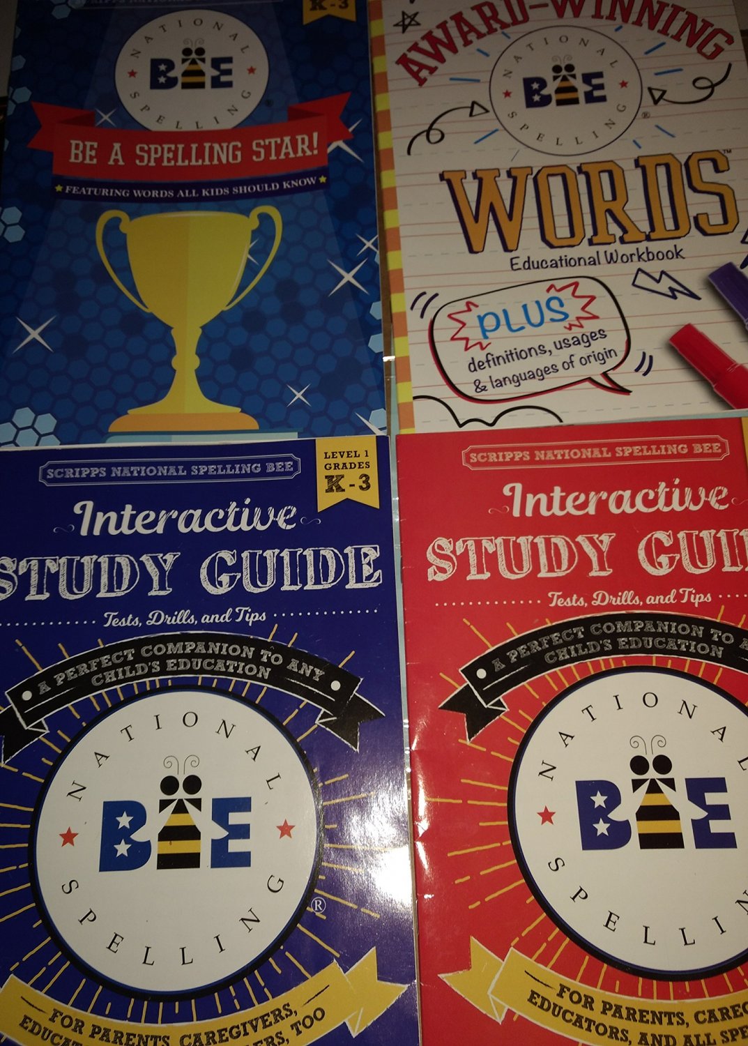 Scripps National Spelling Bee Workbook, Grades K3 & 4 (Assorted)