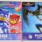 SpiderMan Homecoming and PJMasks Jigsaw Puzzle 24pieces