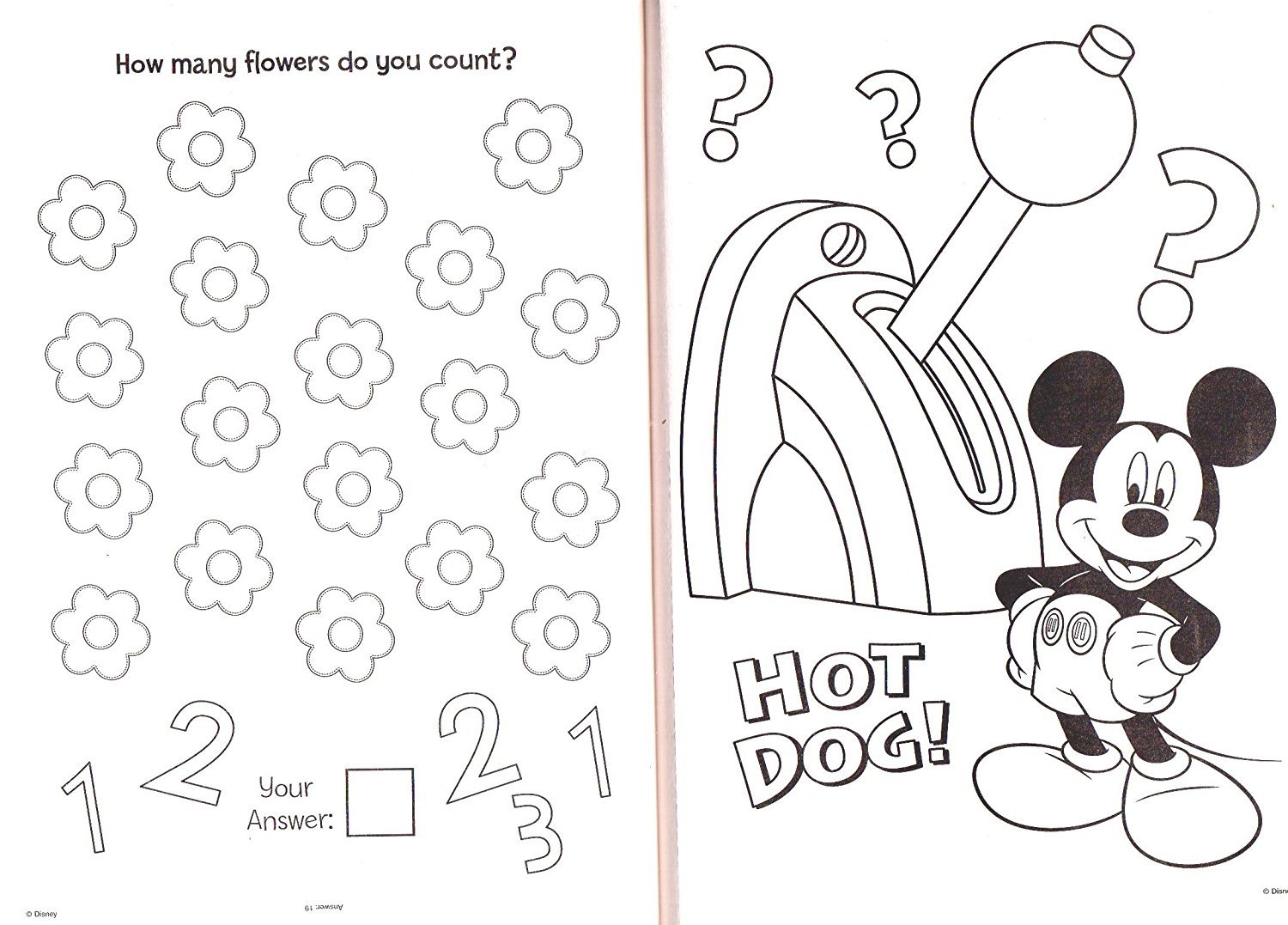 Mickey Mouse Clubhouse Big Fun Book to Color Let's Fly