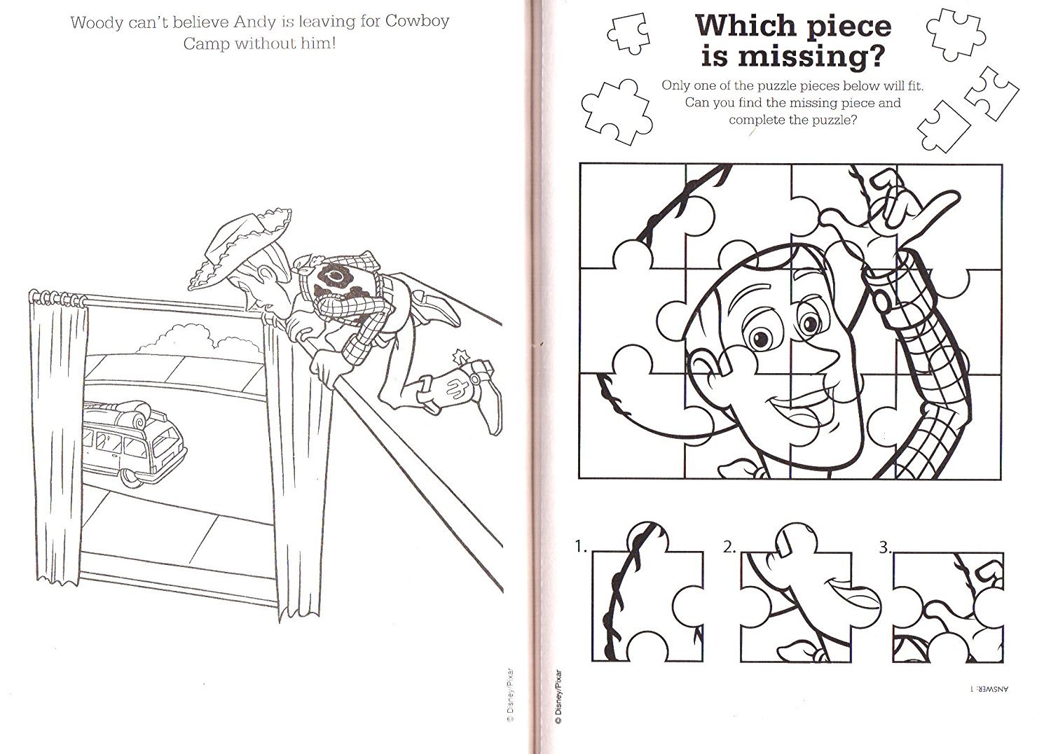 Disney Toy Story Jumbo Coloring & Activity Book