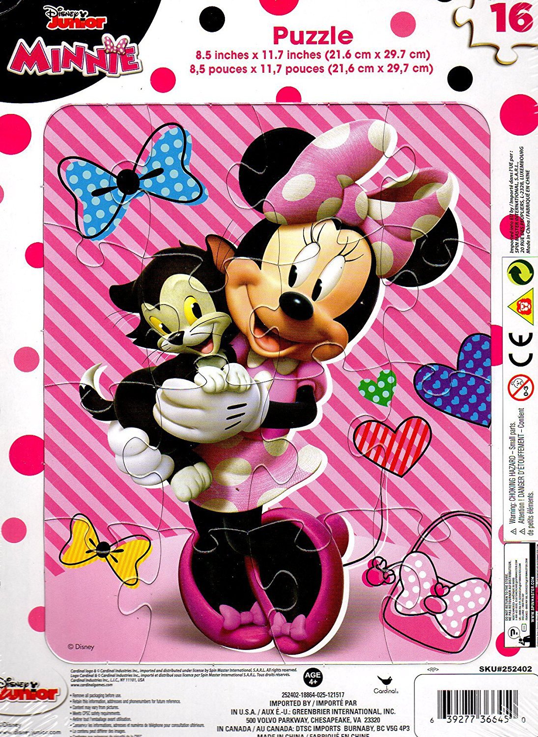 Disney Junior Minnie 16 Pieces Jigsaw Puzzle v5