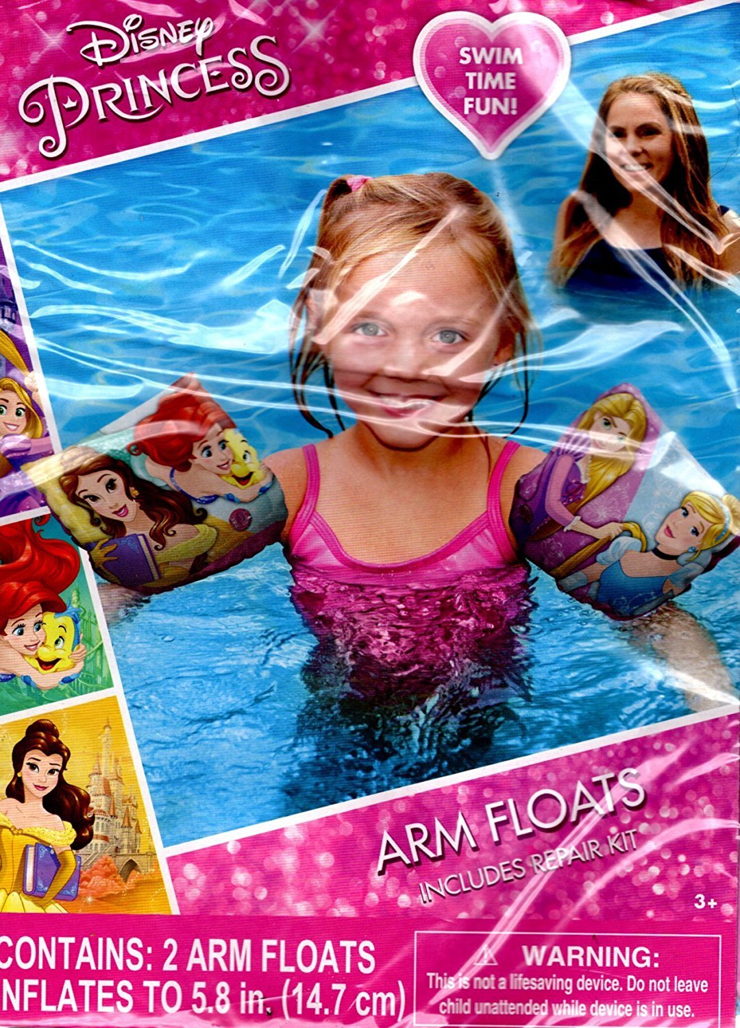 What Kids Want Disney Princess - Ariel, Belle, Rapunzel - Arm Floats