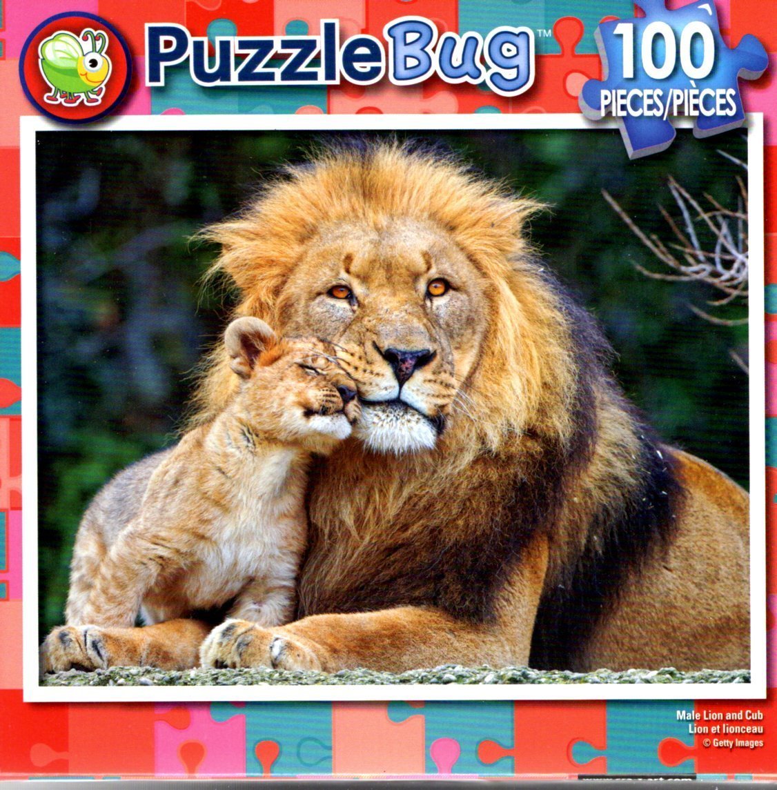 Puzzlebug Male Lion and Cub 100 Piece Jigsaw Puzzle - p 008