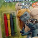 The Smurfs Activity Book With Over 30 Stickers & 4 Crayons