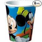 Mickey's Clubhouse 9-Ounce Cups, 8-Count Packages (Pack of 6)