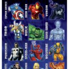 Marvel Heroes #2 Standard Stickers - 4 Sheet