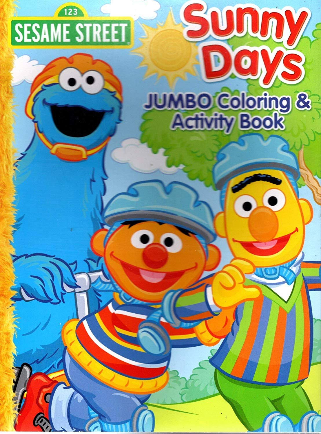 Sesame Street Jumbo Coloring and Activity Books Sunny Days v2