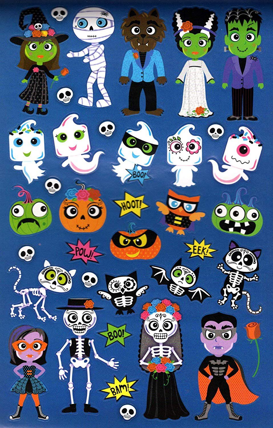 Creatology Everything Frightful Stickers Book 266 Stickers Halloween Themed