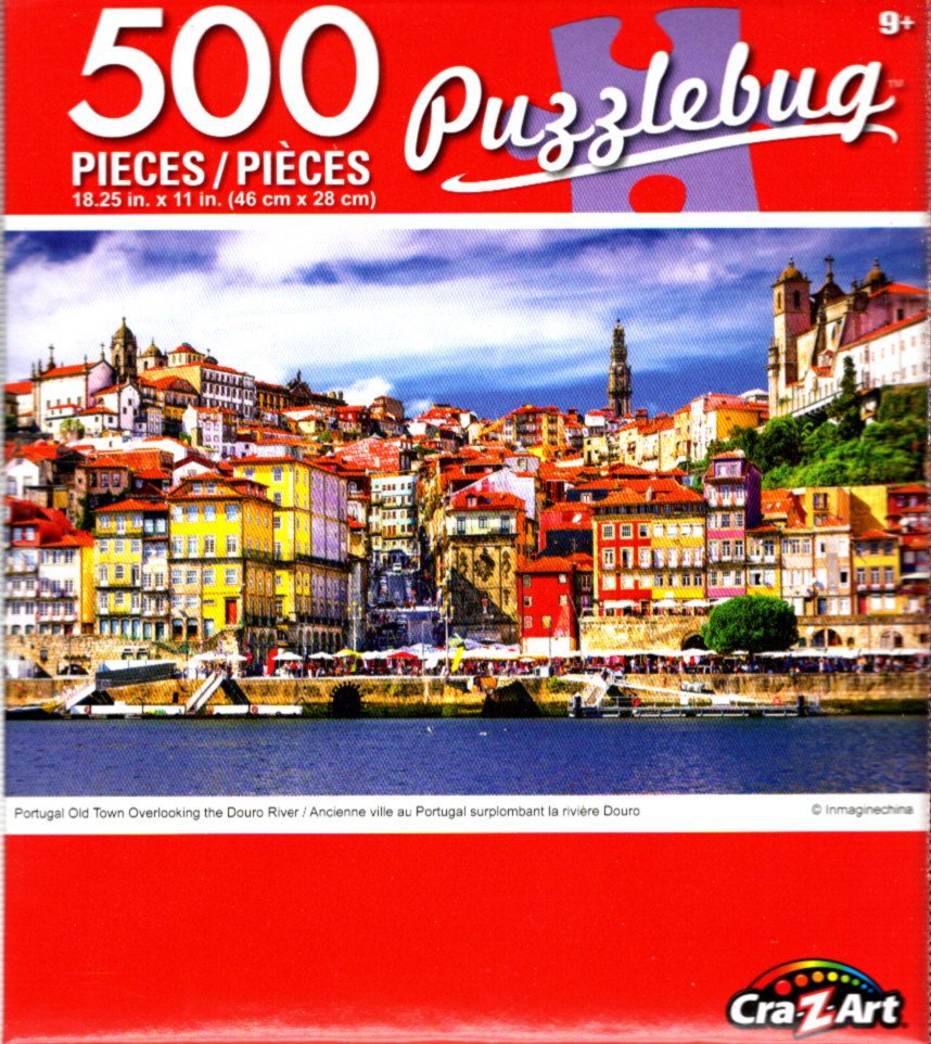 Cra-Z-Art Portugal Old Town Overlooking The Douro River - 500 Piece Jigsaw Puzzle