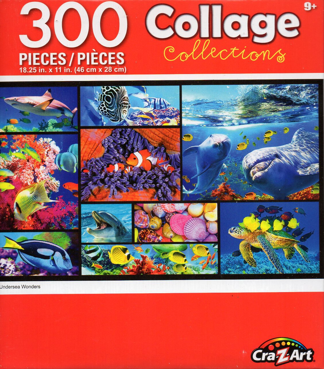 CraZArt Collage Collections Undersea Wonders 300 Piece Jigsaw