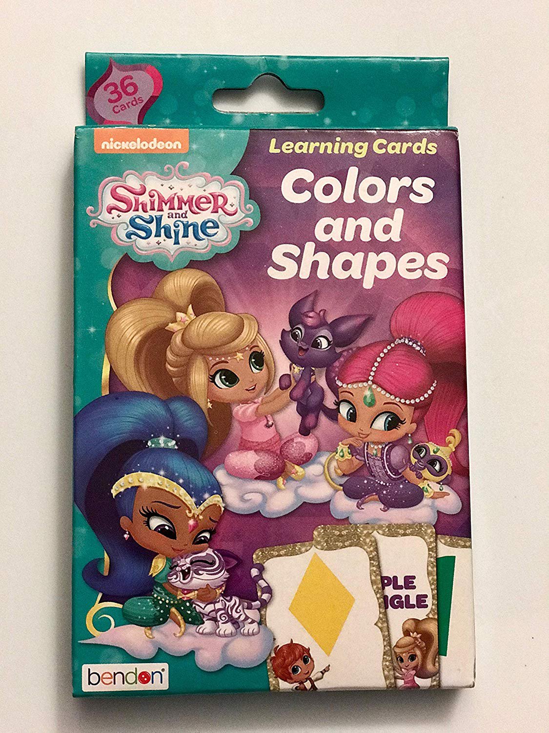 Shimmer & Shine Colors and Shapes Learning Cards