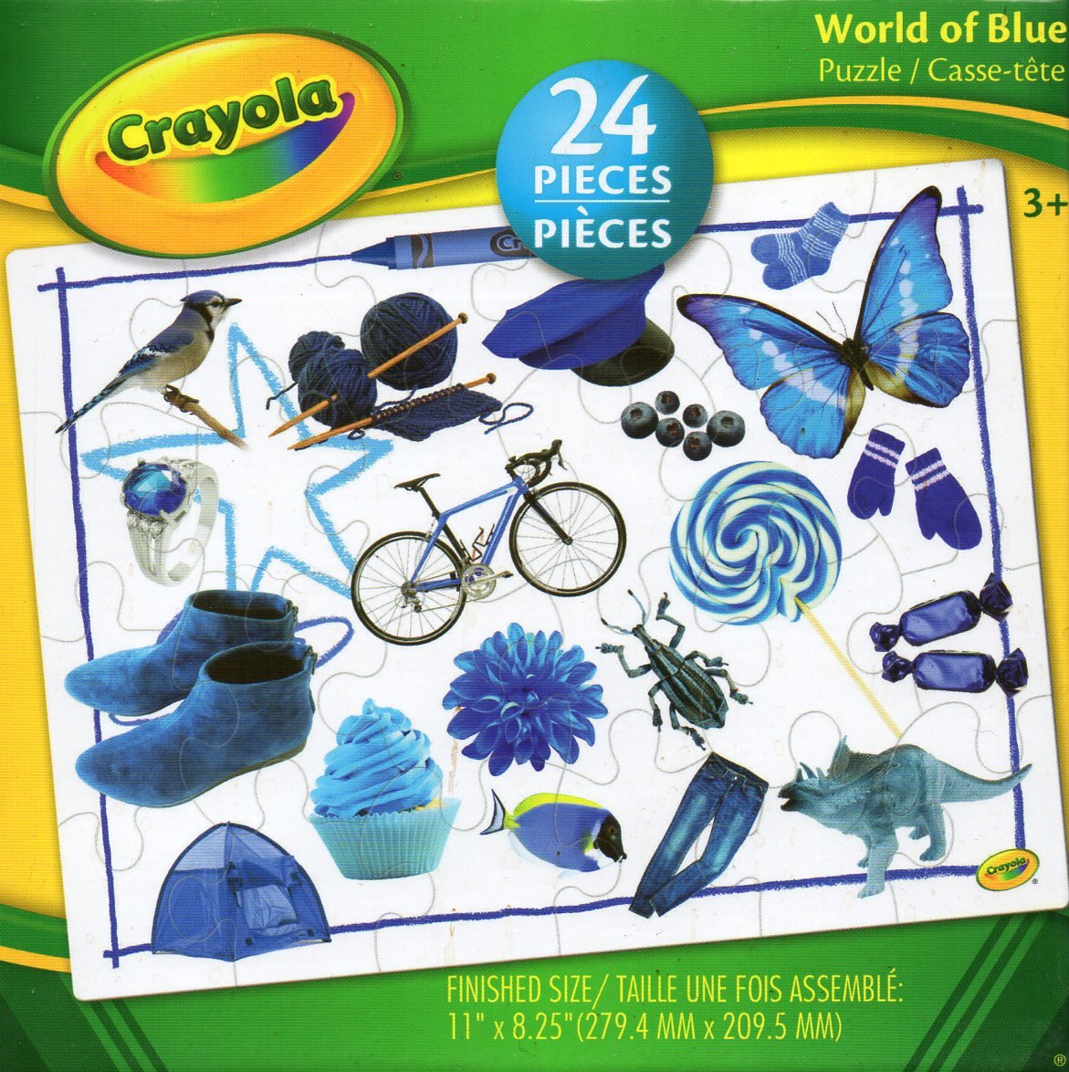 Crayola World of Blue - 24 Pieces Educational Jigsaw Puzzle
