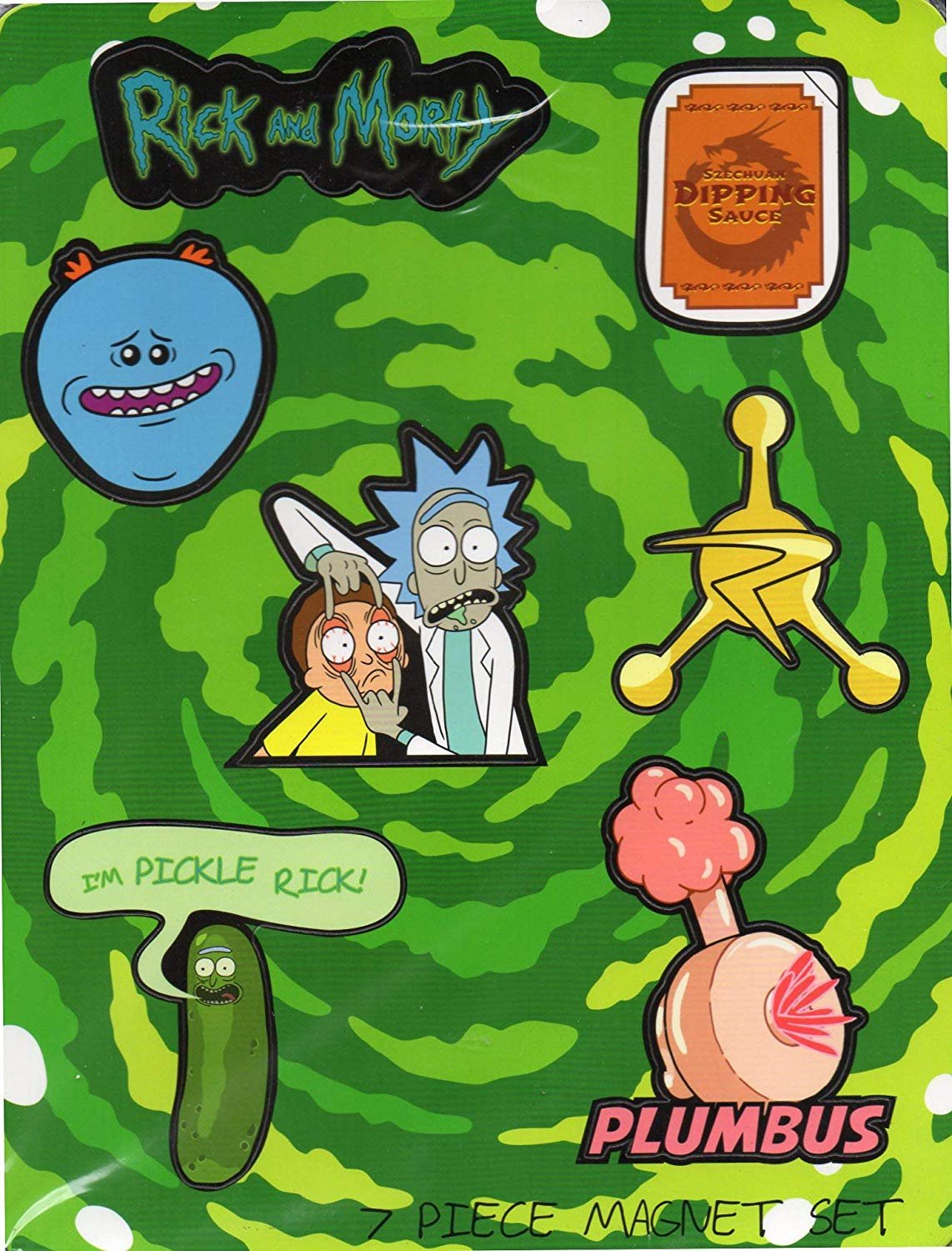 RICK AND MORTY Rick & Morty 6Pcs Magnet Set Collectible Toys