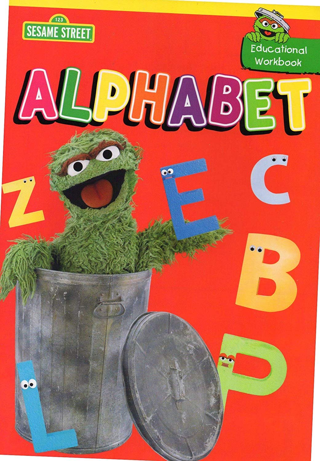 Kindergarten Educational Workbooks Sesame Street Alphabet