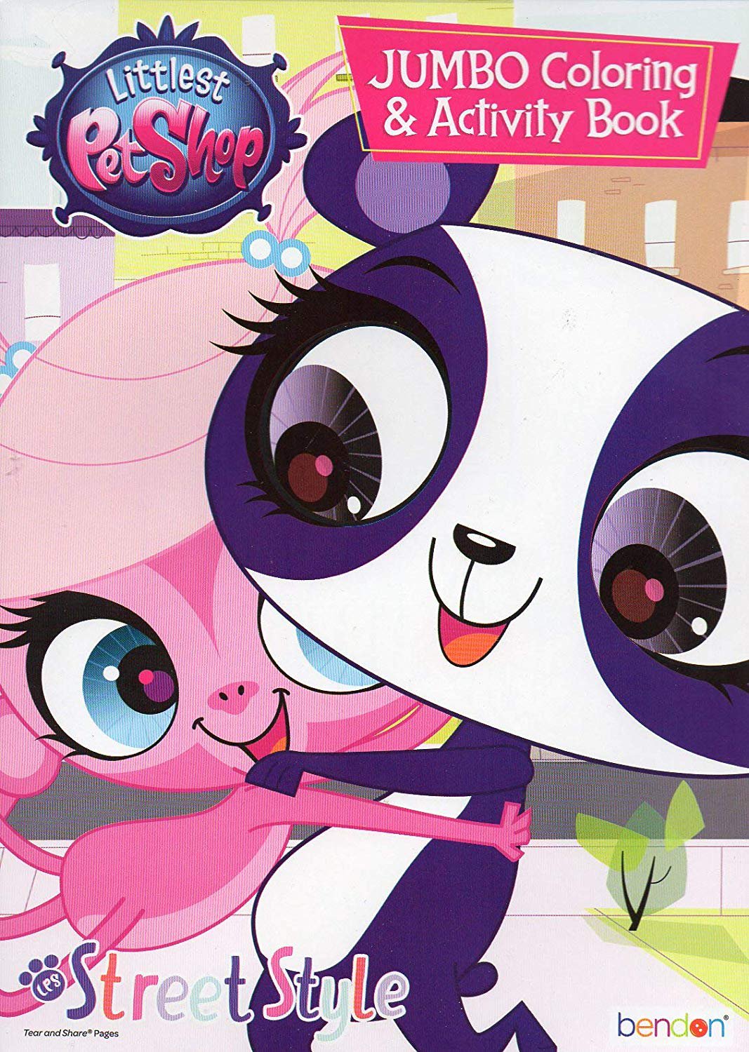 Hasbro Littlest Pet Shop Jumbo Coloring & Activity Book - Street Style