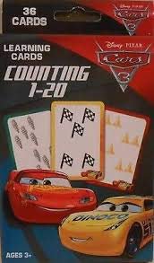 Disney Cars Learning Cards Numbers & Counting