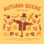Autumn Scene Stencils: Create Sweet Seasonal Displays with 20 Reusable Stencils!
