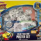Disney Junior Mickey and the Roadster Racers Color Your Own Poster Set