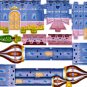 3D Puzzle DIY Toy - Purple Fortress 35 Pieces