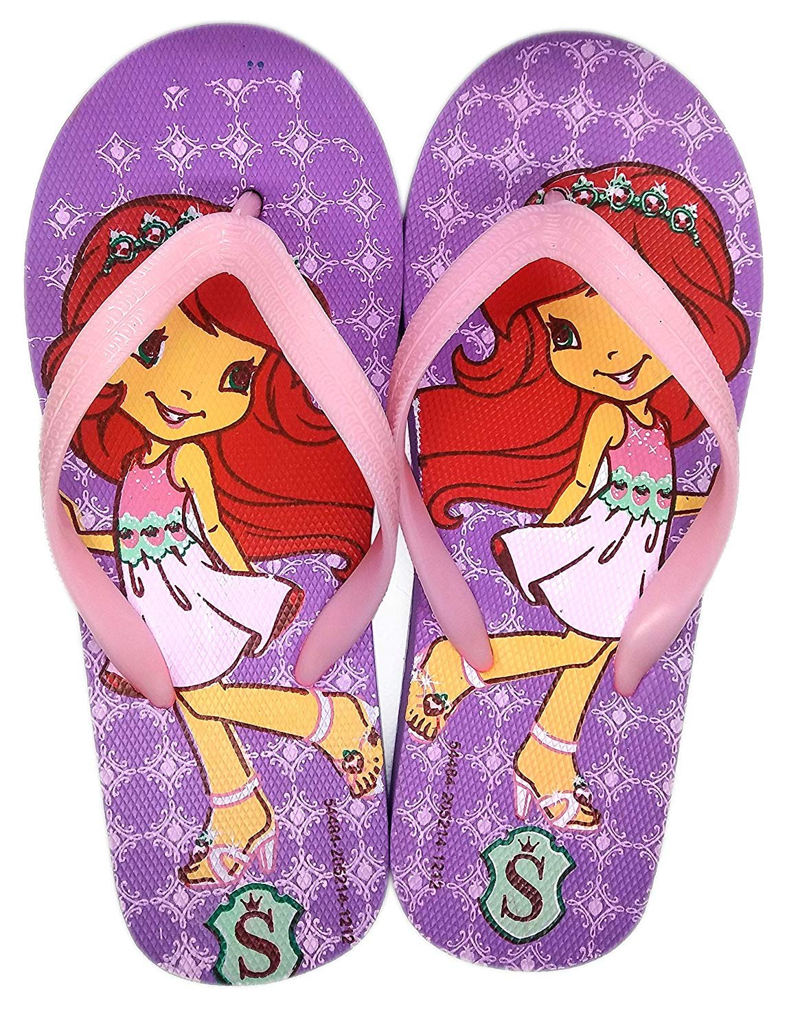 Strawberry Shortcake Flip Flops Sandals - Size 1-2 - Variation 2