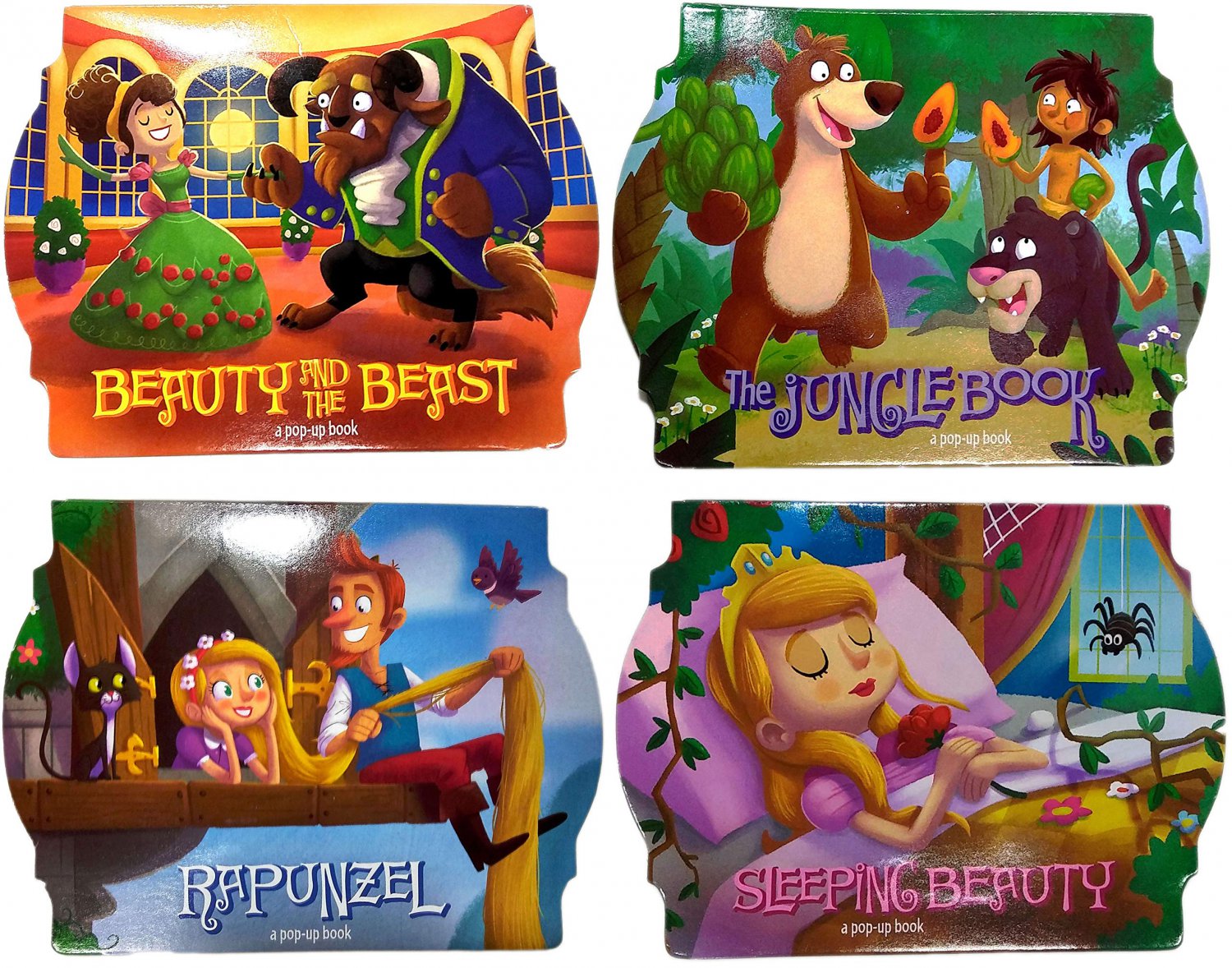 Classic PopUp Book Set of 4 PopUp Board Books