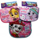 Paw Patrol Baby Girl Bib Set of 3 Skye Everest Marshall Hook Loop Closure