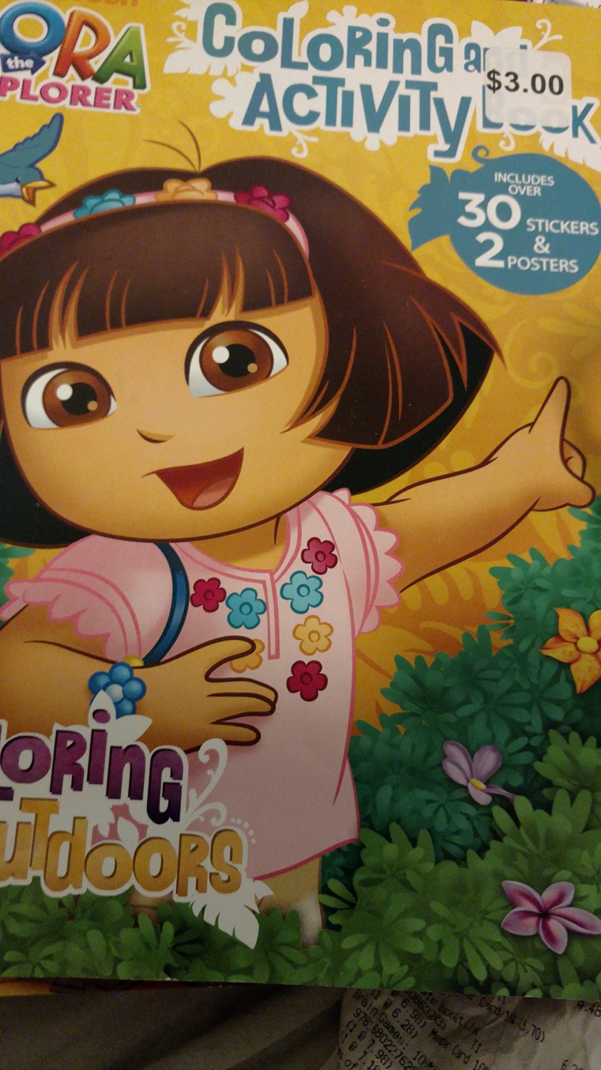 Dora the Explorer Coloring & Activity Book Exploring Outfoors (Includes ...