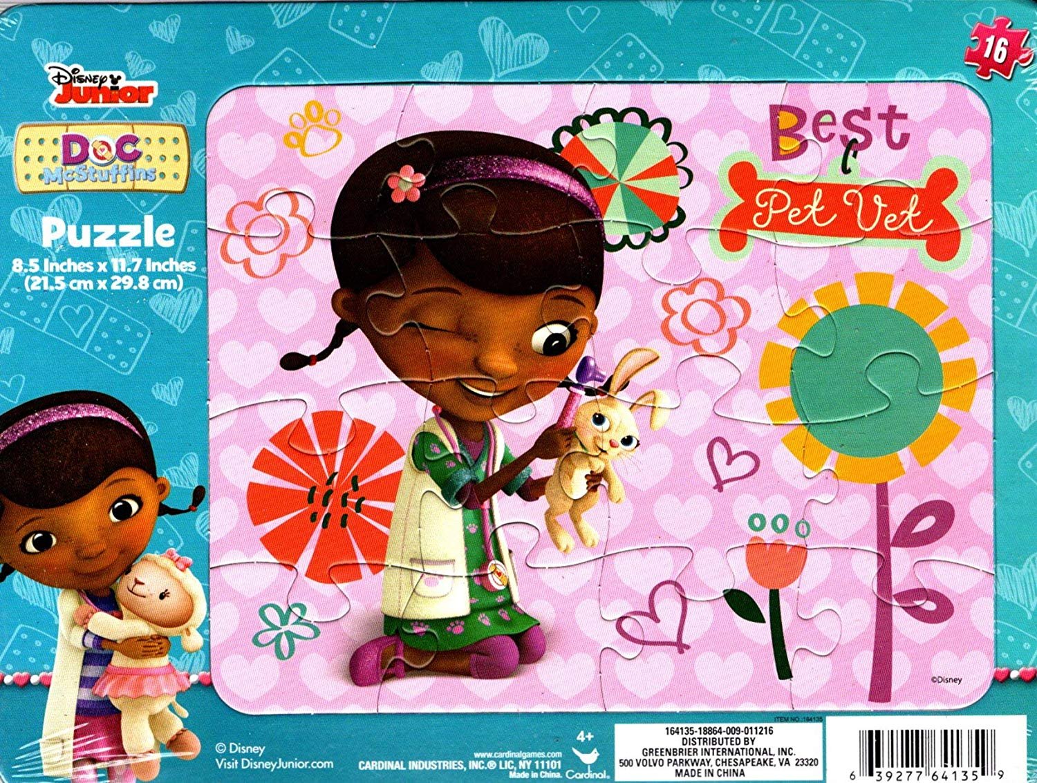 Disney Doc McStuffins 16 Piece Jigsaw Puzzle v2