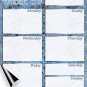 (Set with 5 Items) - Weekly Magnetic Calendar + Message Board + 3 magnetic dry erase marker v3