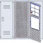 (Set with 5 Items) - Weekly Magnetic Dry Erase Calendar Planner Organizer - v11