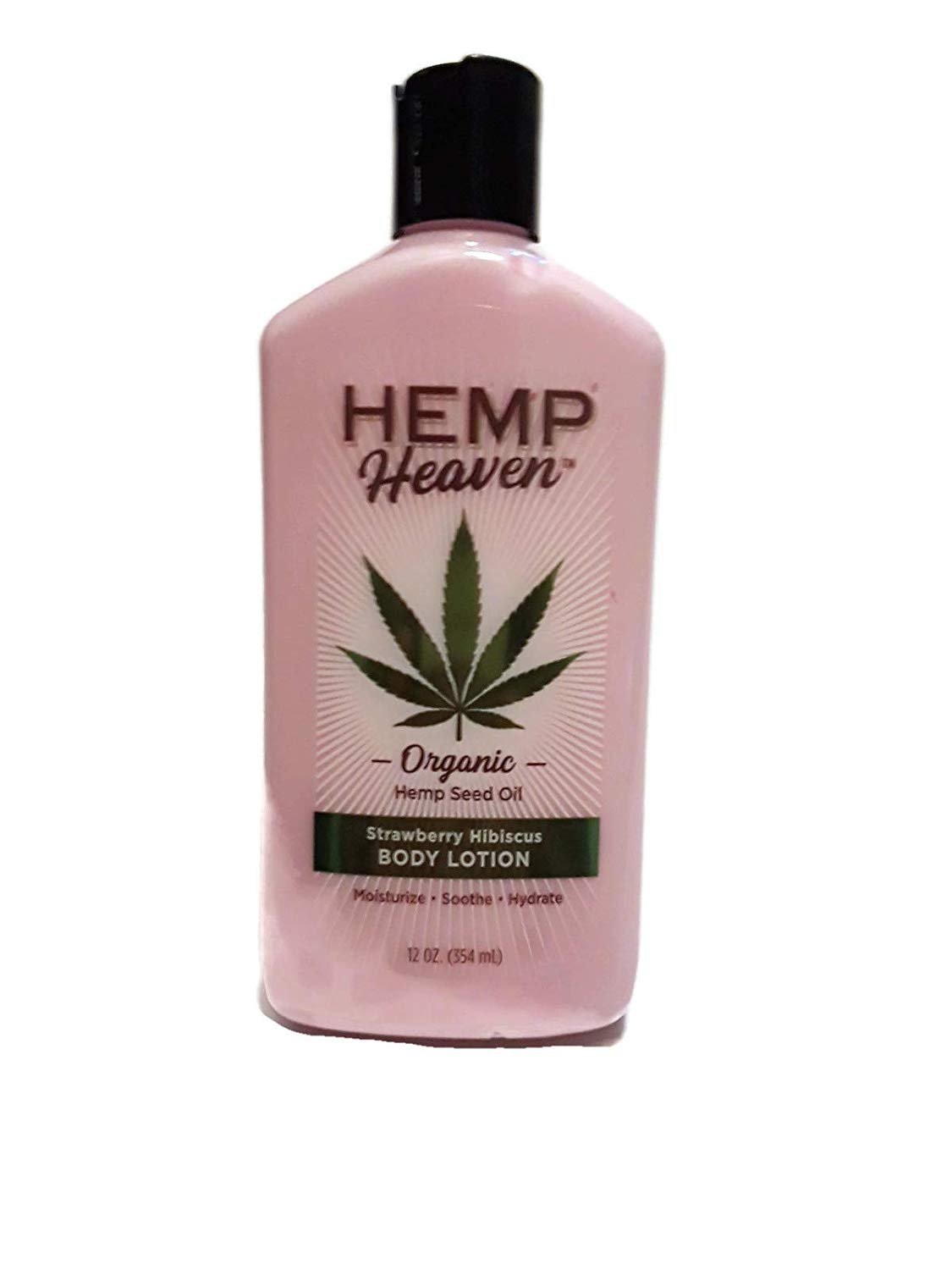 Hemp Heaven Organic Hemp Seed Oil Strawberry Body Lotion 12 Ounce