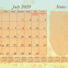 2019-2020 Academic Year 12 Months Student Calendar/Planner