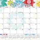 2020 Monthly Magnetic/Desk Calendar - 12 Months Desktop/Wall Calendar/Planner - (Edition #07)