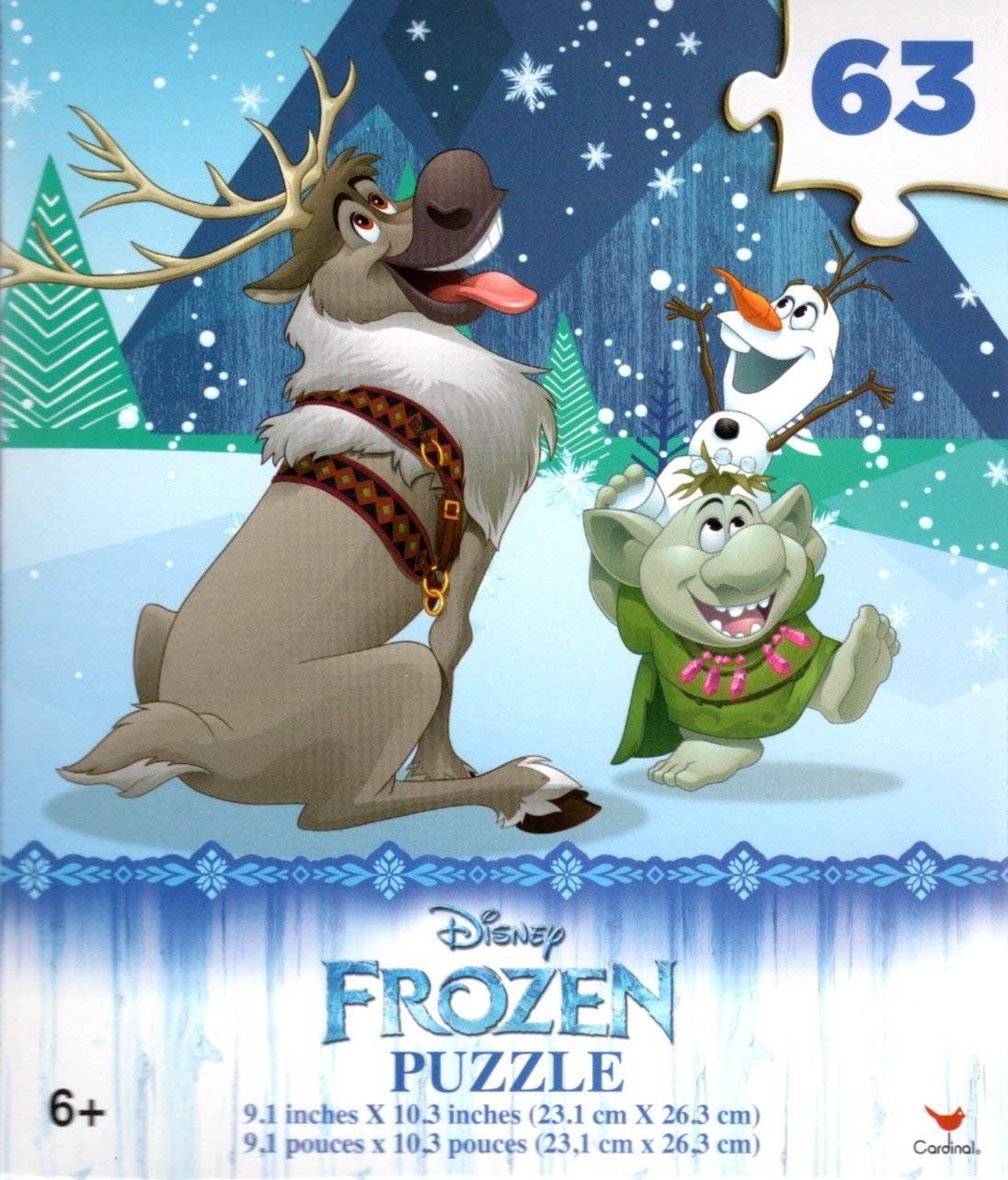 Frozen 63 Pieces Jigsaw Puzzle v1