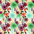 Magnetic Locker Wallpaper (Full Sheet Magnetic) - Flowers - Pack of 3 Sheets - v33x