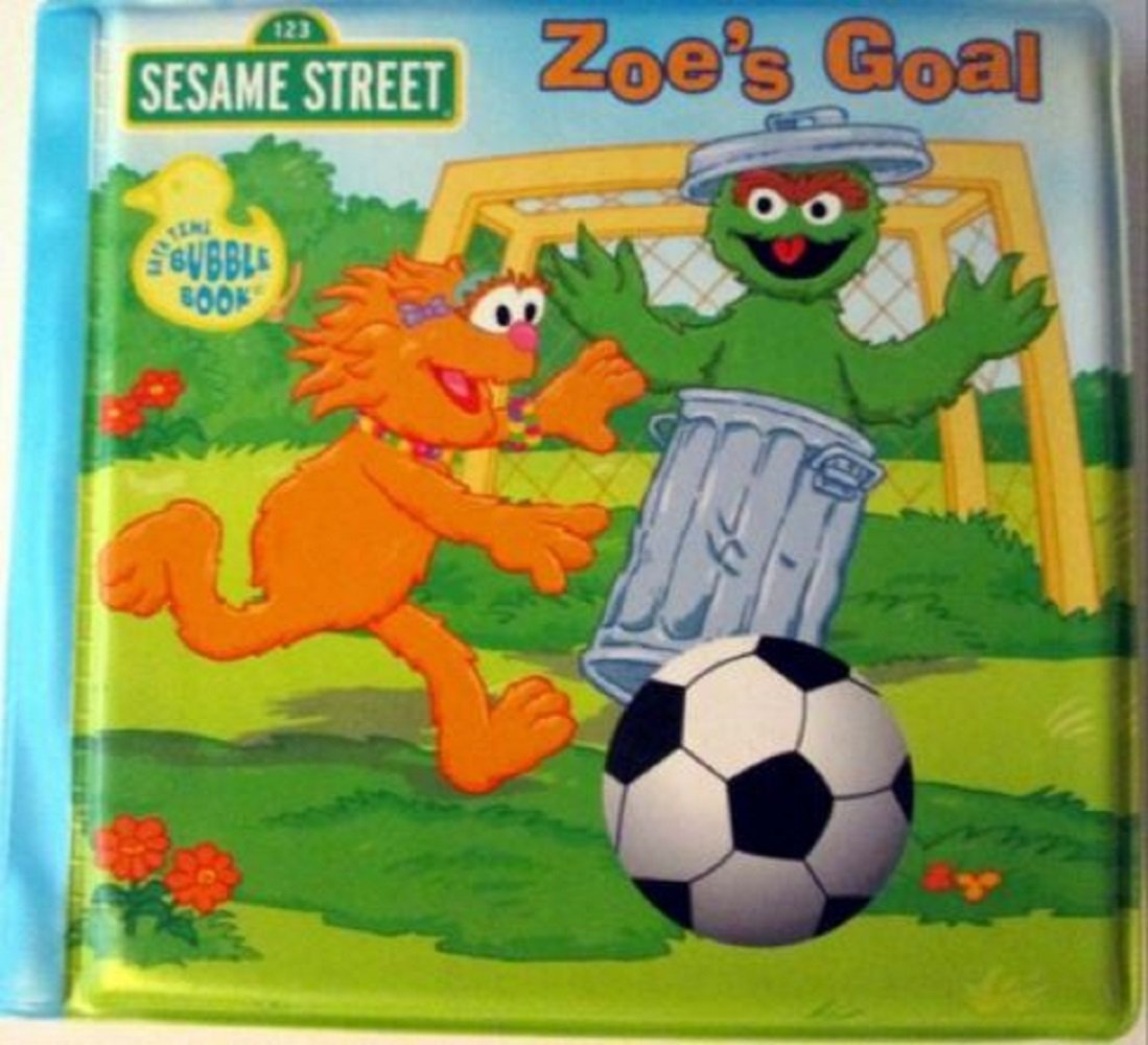 123 Sesame Street Bath Time Bubble Books Zoe S Goal And Ernie S