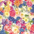 Magnetic Locker Wallpaper (Full Sheet Magnetic) - Flowers - Pack of 3 Sheets - v6b