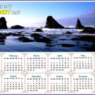 2020 Magnetic Calendar - Calendar Magnets - Today is my Lucky Day (Sea Stacks near Bandon)