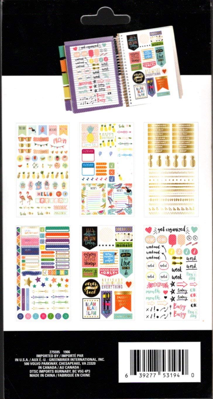 Greenbrier International Let's Planner Stickers 265 Ps v3