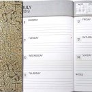 2019-2020 Student Academic Weekly Planner Calendar (Gold Embossing Covers) - School College Agenda