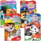 Nick Jr Paw Patrol Board Book Combo ~ 4 Shaped Board Books for Toddlers Kids