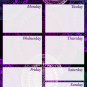 Chore Chart/Weekly Planner/to Do List/Message Board - (Edition #04) (Weekly Planner)