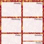 Chore Chart/Weekly Planner/to Do List/Message Board - (Edition #07) (Weekly Planner)
