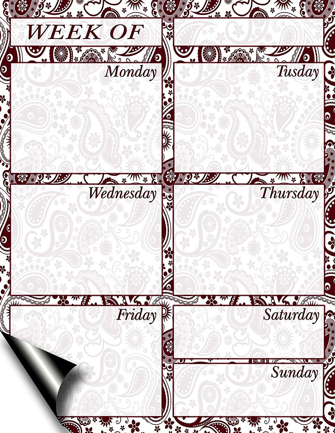 Chore Chart Weekly Planner To Do List Message Board Edition 11
