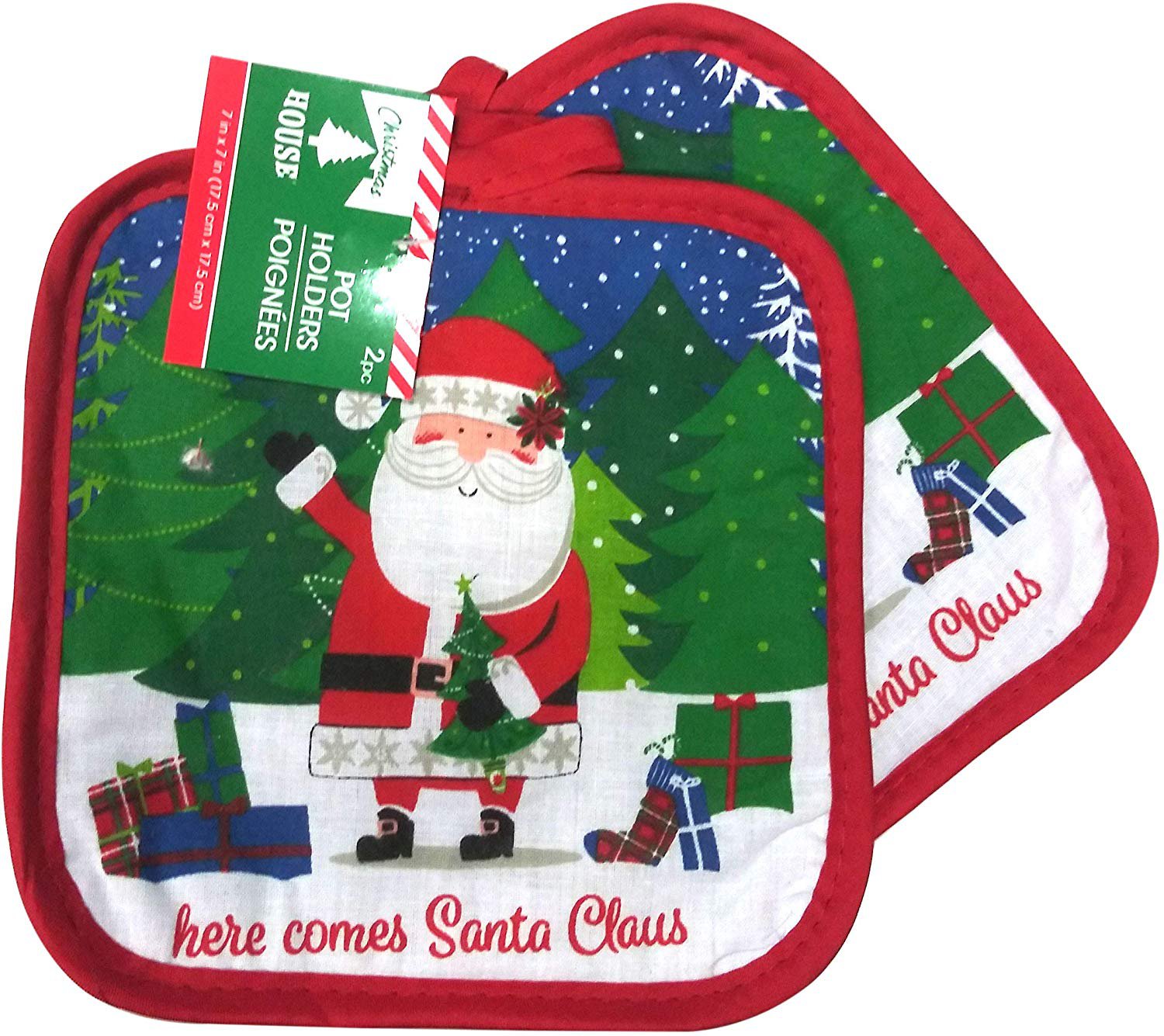 Christmas Holiday Baking Kitchen Linen Set (6 Piece) (Style 02)