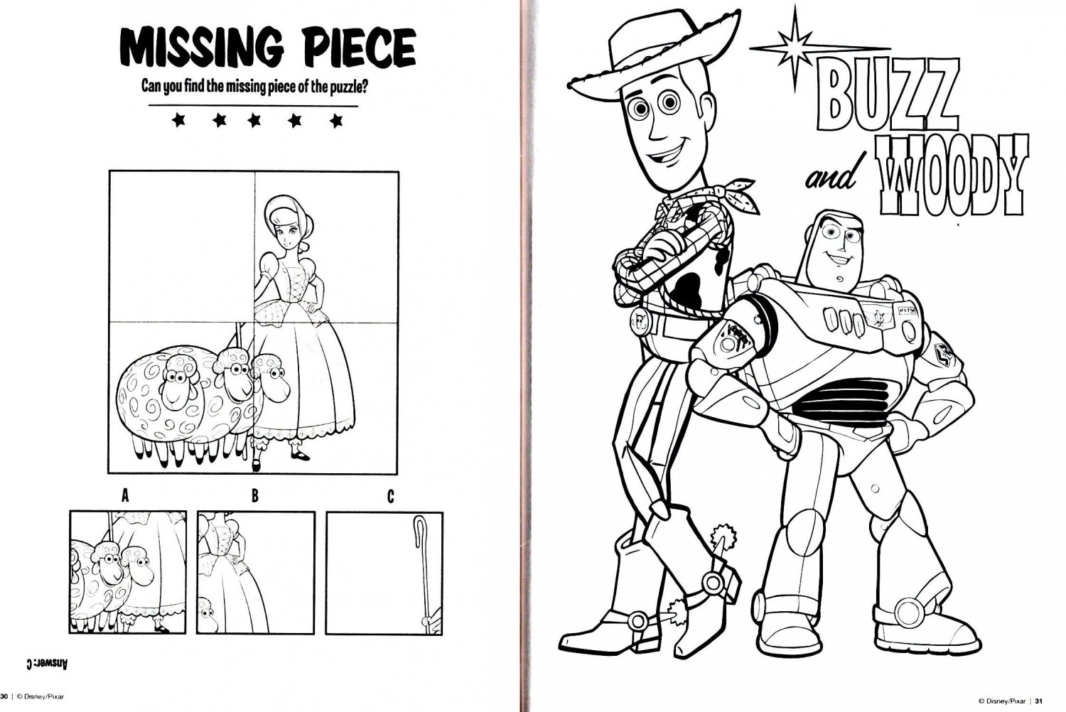 toy story 4 jumbo coloring & activity book