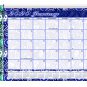 2020 Magnetic 12 Months Desk Calendar - Desktop Planner - (Multi Colored Paisley)