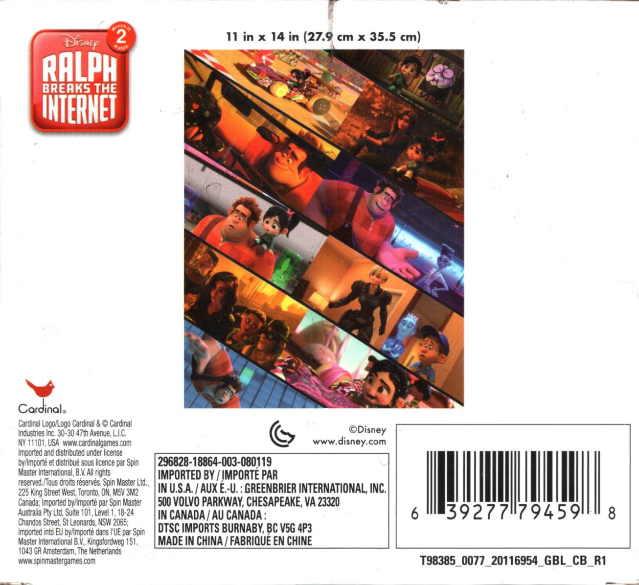 Clementoni - 29300 - Supercolor Puzzle - Ralph Breaks The Internet