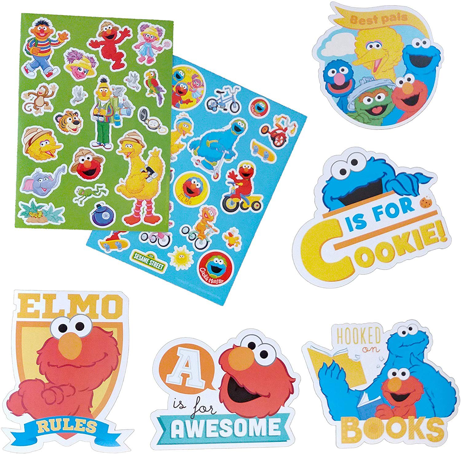 Sesame Street Educational Flash Cards for Early Learning. Set includes ...