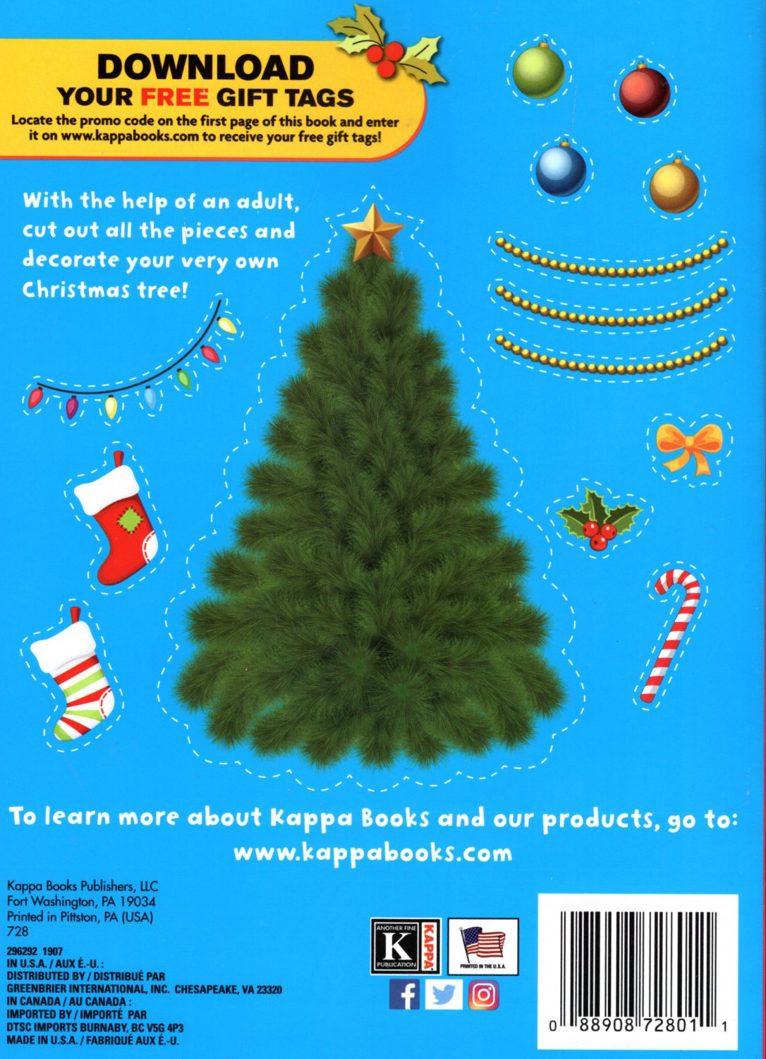 Kappa Books Christmas Edition Holiday Jumbo Coloring and Activity Book ...